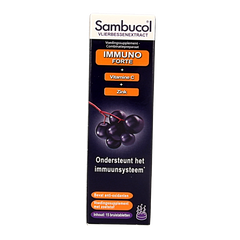 Sambucol Immuno forte bruistabletten suikervrij 15 Bruistabletten
