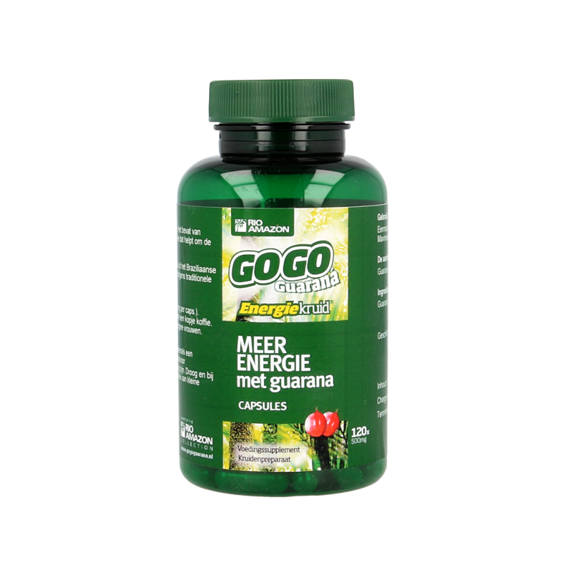 RIO Gogo guarana 500mg 120 Vegetarische capsules