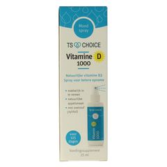 TS Choice Vitaminespray vitamine D 1000 25.00 Milliliter