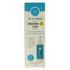 TS Choice Vitaminespray vitamine D 1000 25 Milliliter