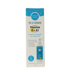 TS Choice Vitaminespray vitamine D3 + K2 25 Milliliter