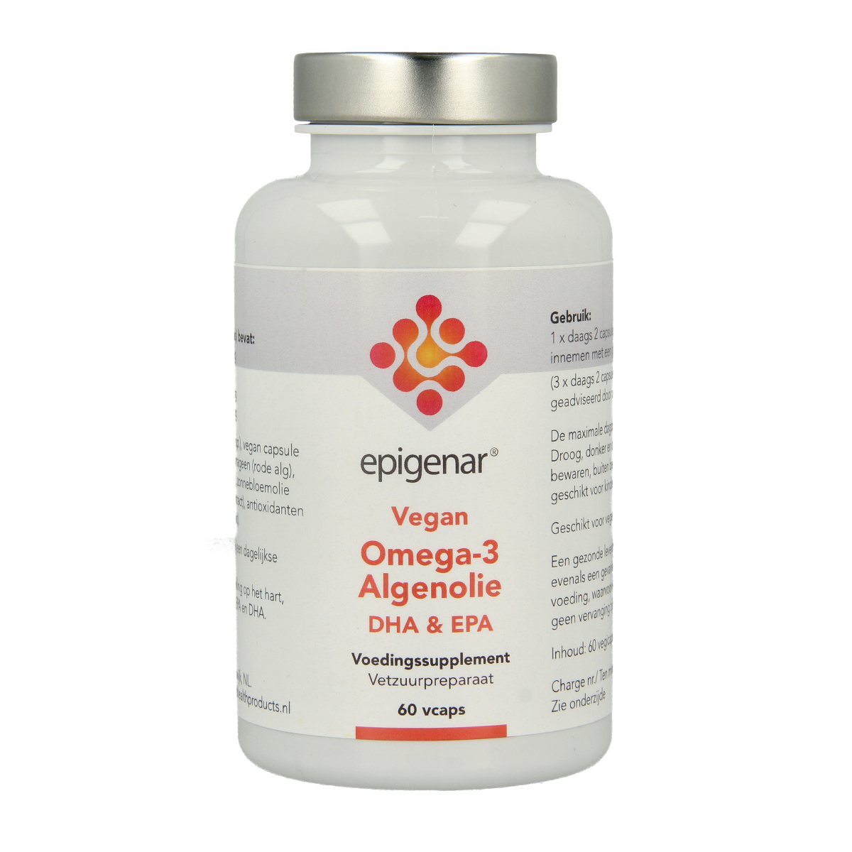 Epigenar Vegan omega-3 algenolie 60.00 Vegetarische capsules