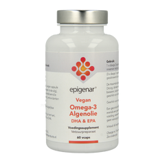 Epigenar Vegan omega-3 algenolie 60.00 Vegetarische capsules