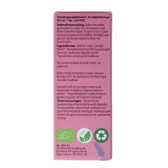 Cruydhof Lavendula officinalis flor/lavendel bio 50.00 Milliliter