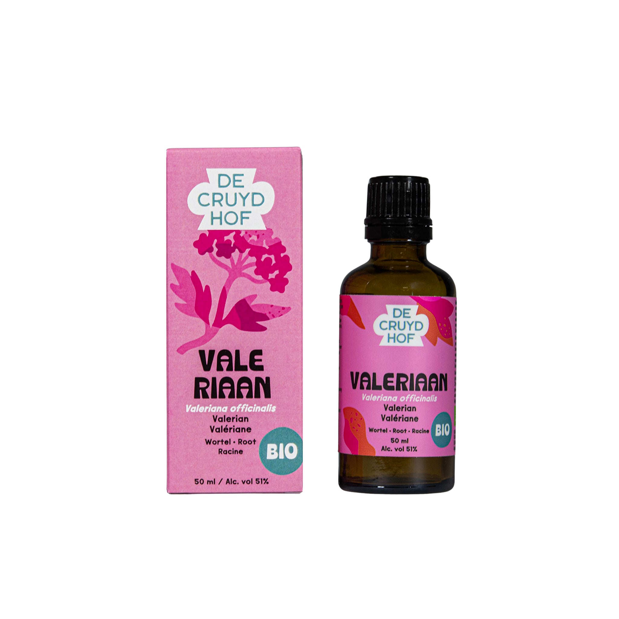 Cruydhof Valeriana officinalis rad /valeriaan BIO, 50.00 Milliliter