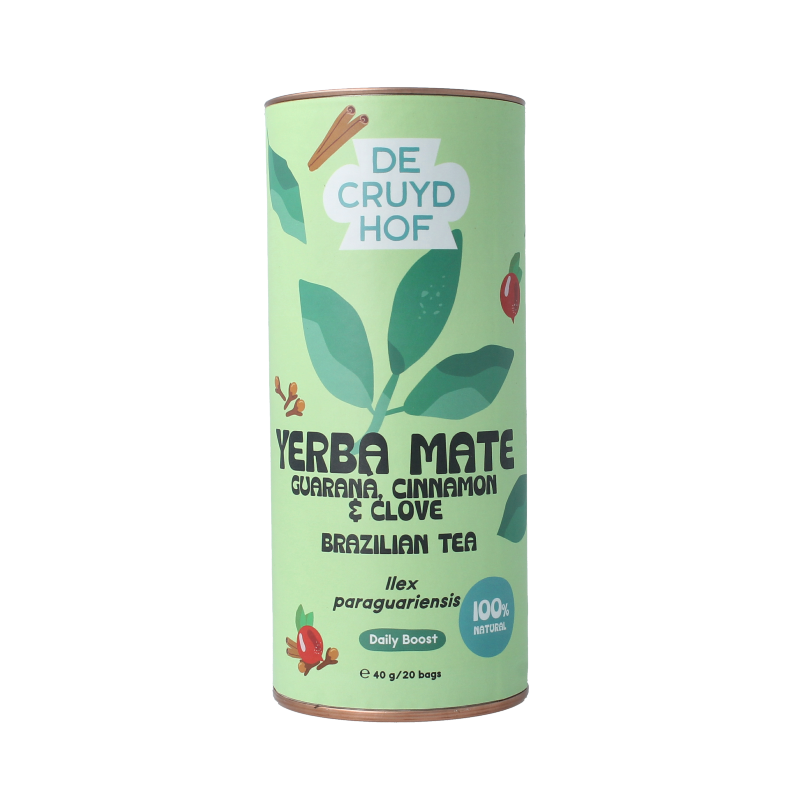 Cruydhof Thee yerba mate / guaranacinnamon / clove 20 Stuks