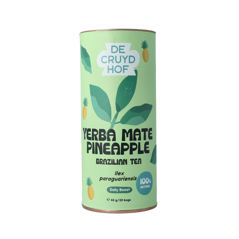 Cruydhof Thee yerba mate / pineapple 20 Stuks