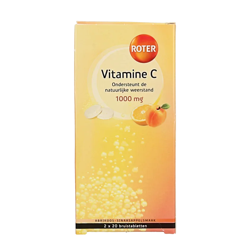 Roter Bruistabletten abr. sin. vit C duopack 40 Bruistabletten