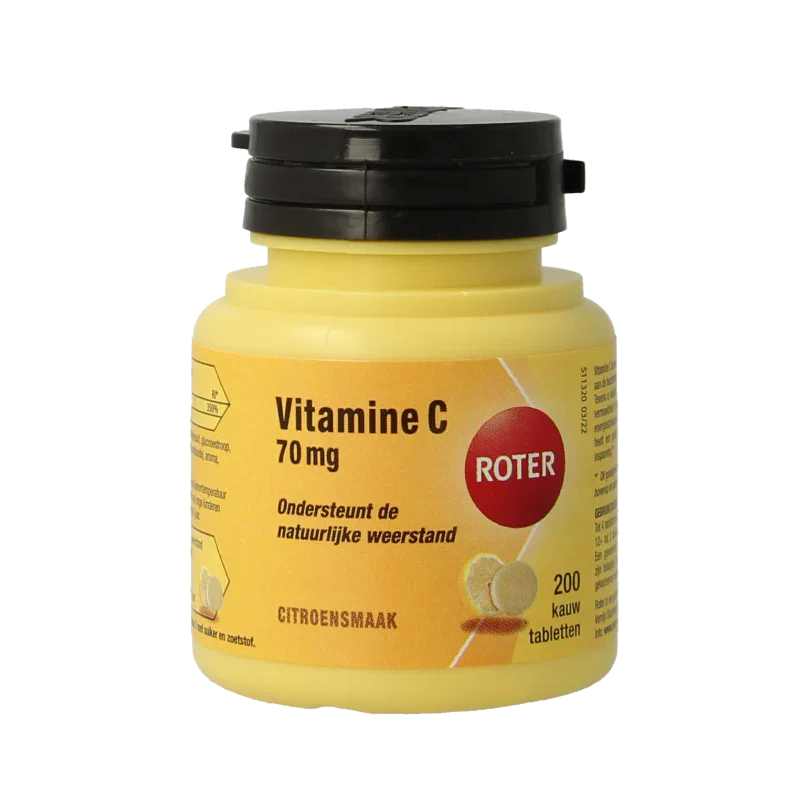 Roter Vitamine C 70mg kauwtablet 200 Kauwtabletten