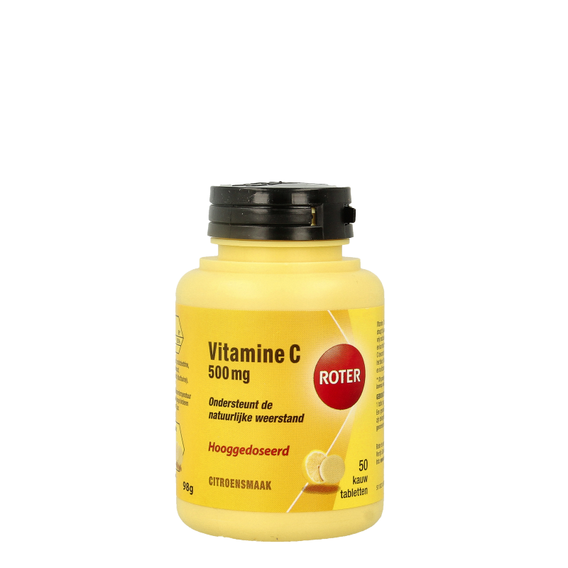 Roter Vitamine C 500mg citroen 50 Kauwtabletten