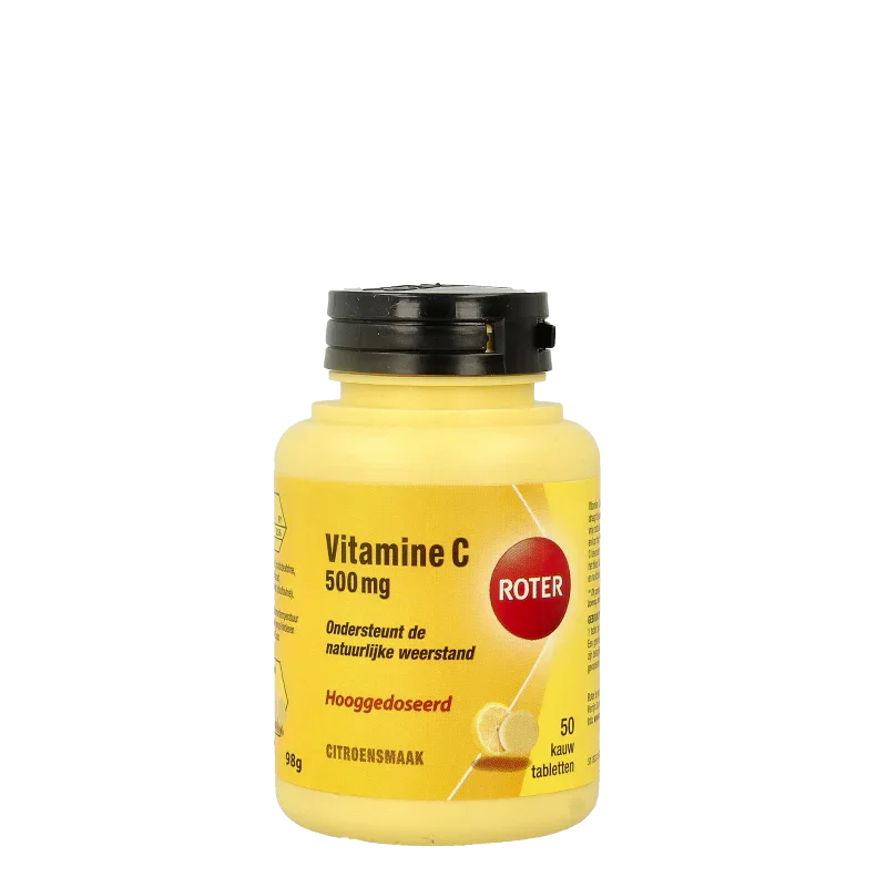 Roter Vitamine C 500mg citroen 50 Kauwtabletten