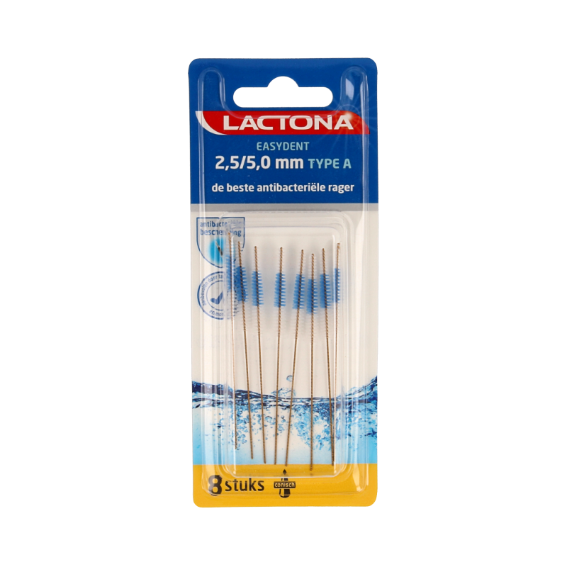Lactona Easydent A 2.5-5mm zonder houdertje 8 Stuks