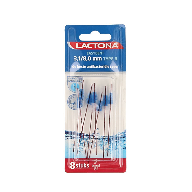 Lactona Easydent B 3.1-8mm zonder houdertje 8 Stuks