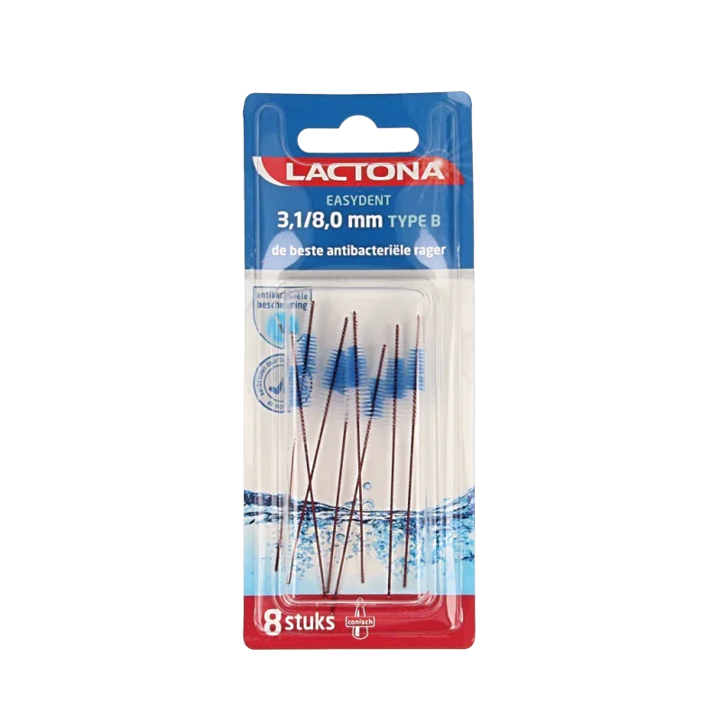 Lactona Easydent B 3.1-8mm zonder houdertje 8 Stuks