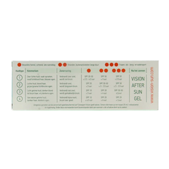 Vision Aftersun aloe vera gel 180 Milliliter