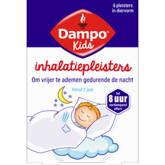 Dampo Kids inhalatiepleister diervormig 6.00 Stuks