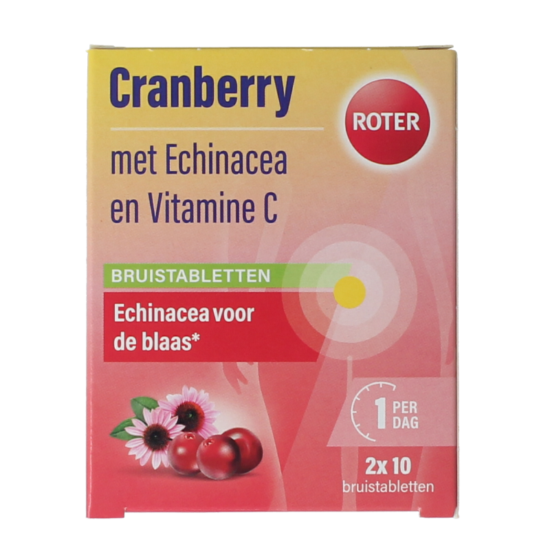 Roter Cranberry vitamine C & echinacea duopack 20.00 Bruistabletten