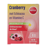 Roter Cranberry vitamine C & echinacea duopack 20 Bruistabletten
