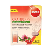 Roter Cranberry vitamine C & echinacea duopack 20 Bruistabletten