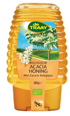 Traay Acaciahoning knijpfles bio 365 Gram