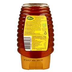 Traay Bloemenhoning met citroen knijpfles bio 365 Gram