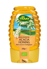 de Traay Acaciahoning knijpfles bio 250.00 Gram