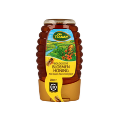Traay Bloemenhoning knijpfles bio 250 Gram