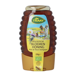 de Traay Bloemenhoning knijpfles bio 250.00 Gram