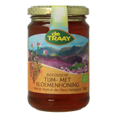 Traay Tijm- met bloemenhoning eko bio 350 Gram