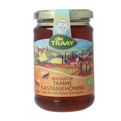 de Traay Kastanjehoning tamme bio 350.00 Gram