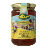 de Traay Bloemen honing vloeibaar bio 350.00 Gram