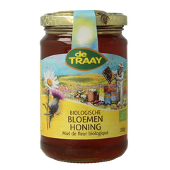 Traay Bloemen honing vloeibaar bio 350 Gram