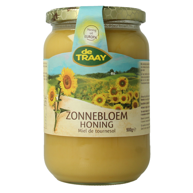 de Traay Zonnebloem honing 900.00 Gram