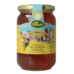 Traay Bloemenhoning vloeibaar bio 900 Gram
