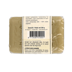 de Traay Zeep olijf/lavendel 250.00 Gram