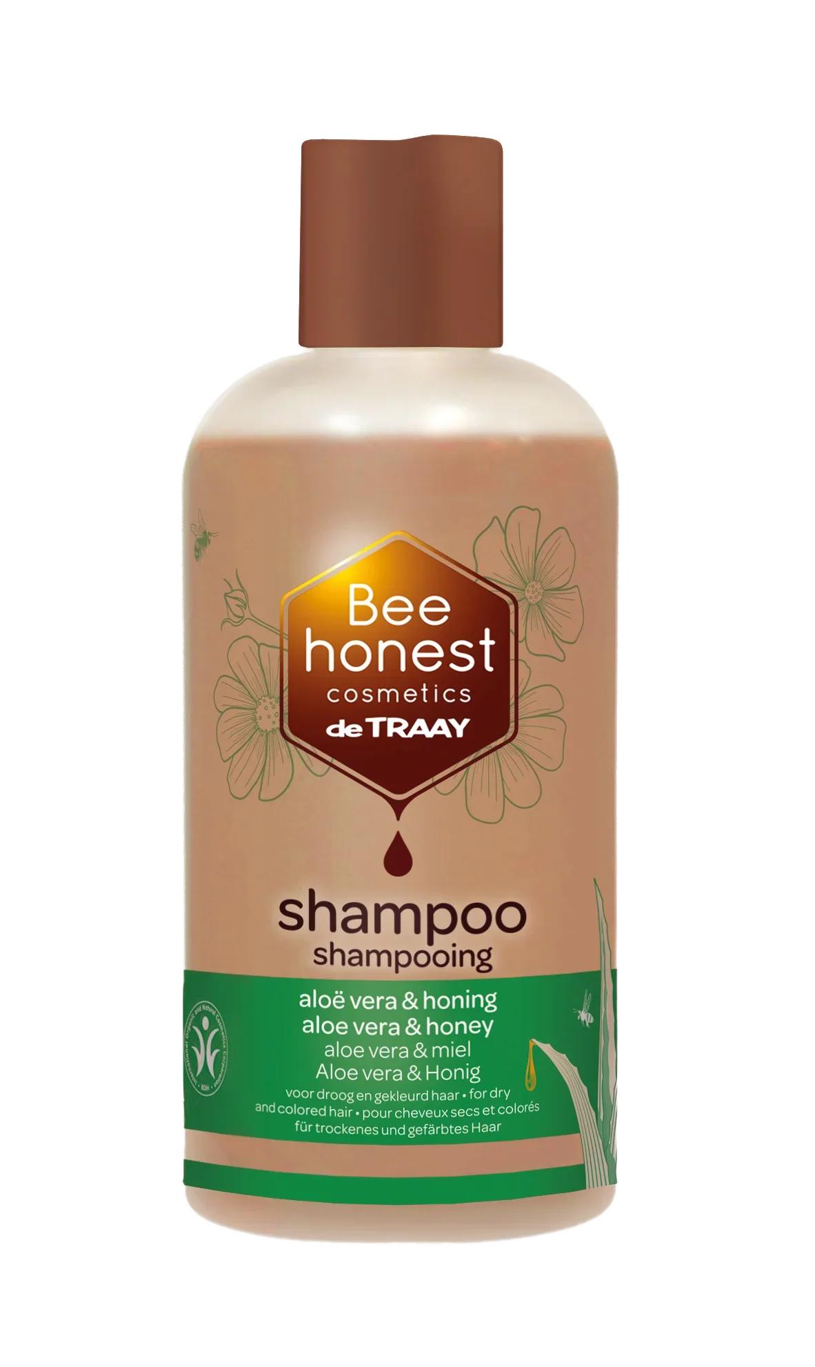 Traay Bee Honest Shampoo aloe vera / honing 250 Milliliter