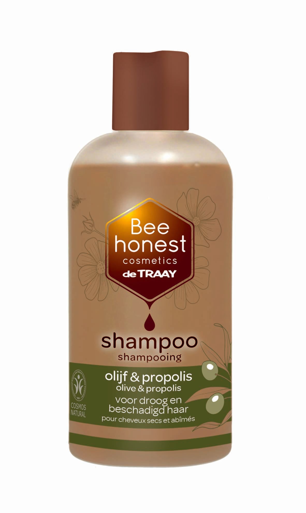 Traay Bee Honest Shampoo olijf & propolis 250.00 Milliliter