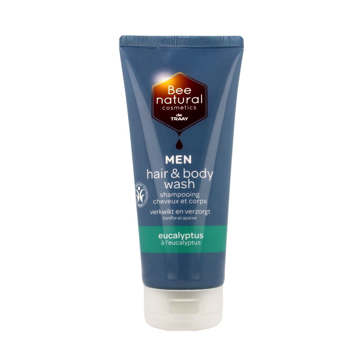 Traay Bee Honest Hair & body wash men eucalyptus 200.00 Milliliter