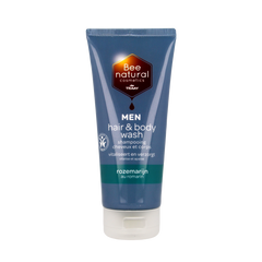 Traay Bee Honest Hair & body wash men rozemarijn 200.00 Milliliter