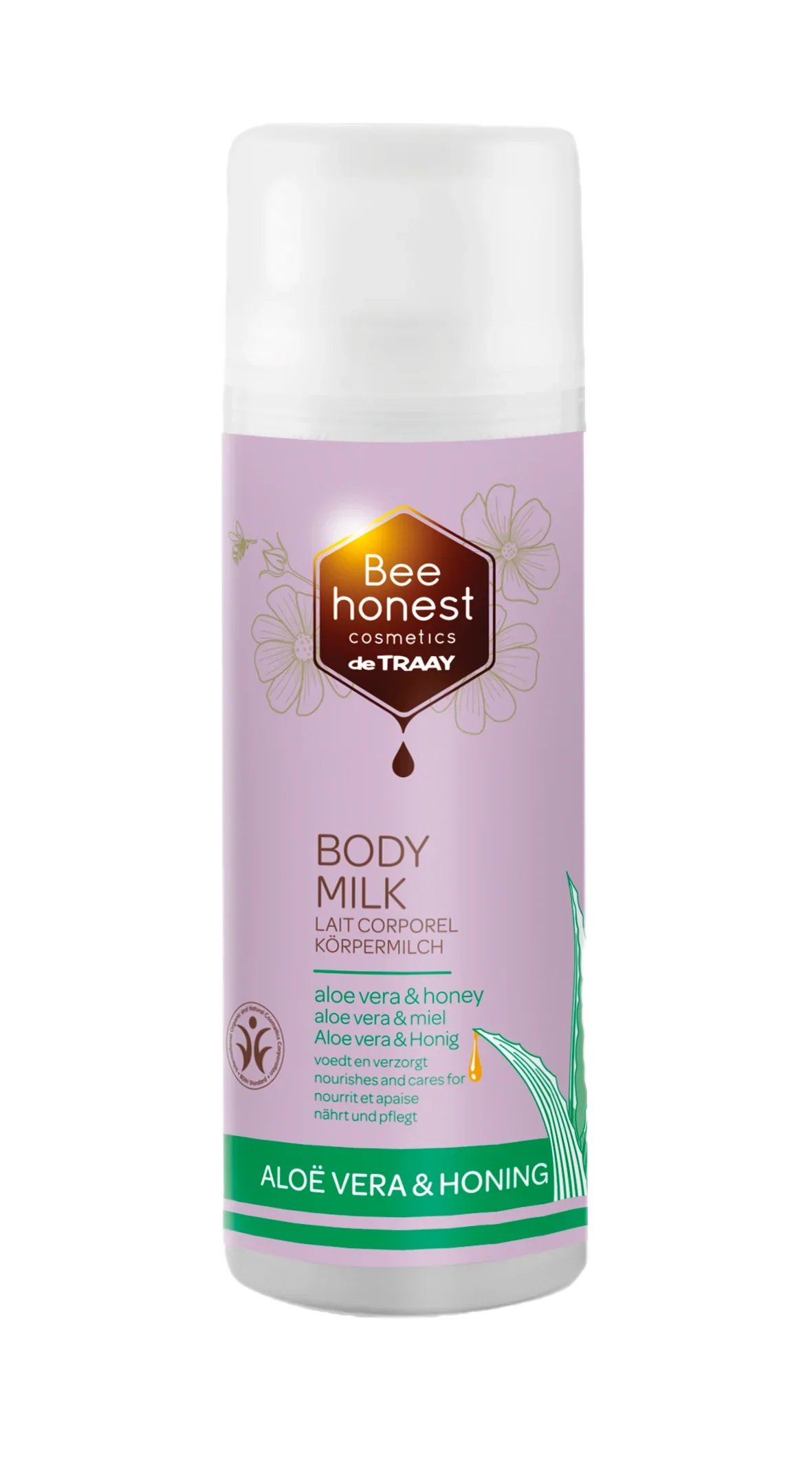 Traay Bee Honest Bodymilk aloe vera & honing 150 Milliliter