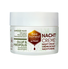 Traay Bee Honest Nachtcreme olijf propolis 50.00 Milliliter