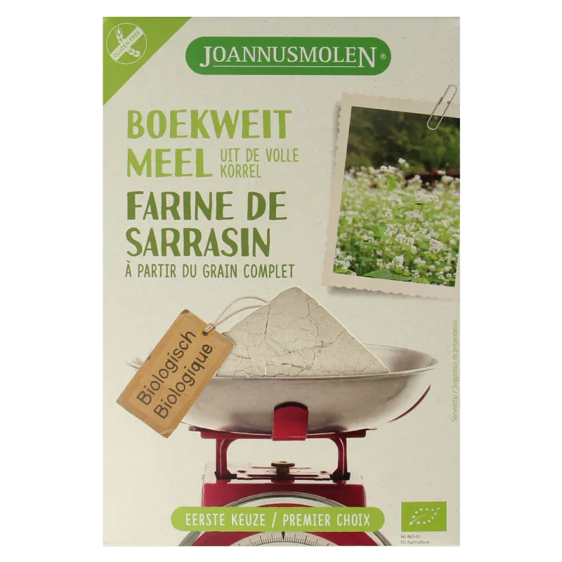 Joannusmolen Boekweitmeel eerste keuze bio 350.00 Gram