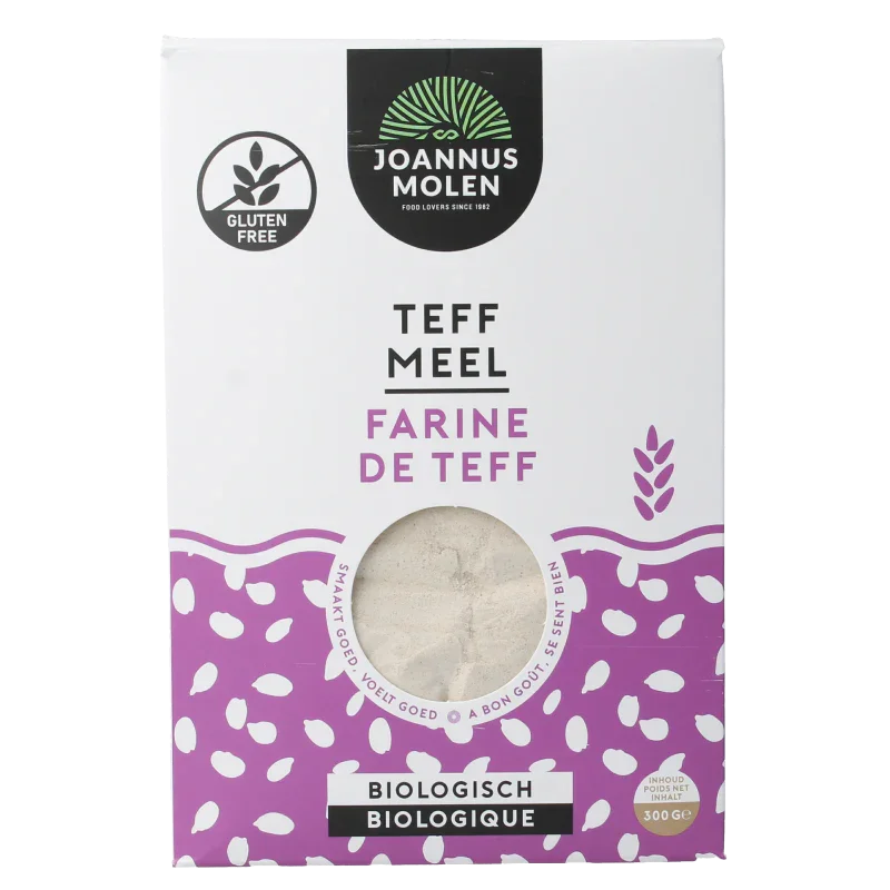 Joannusmolen Teffmeel eerste keuze bio 300 Gram