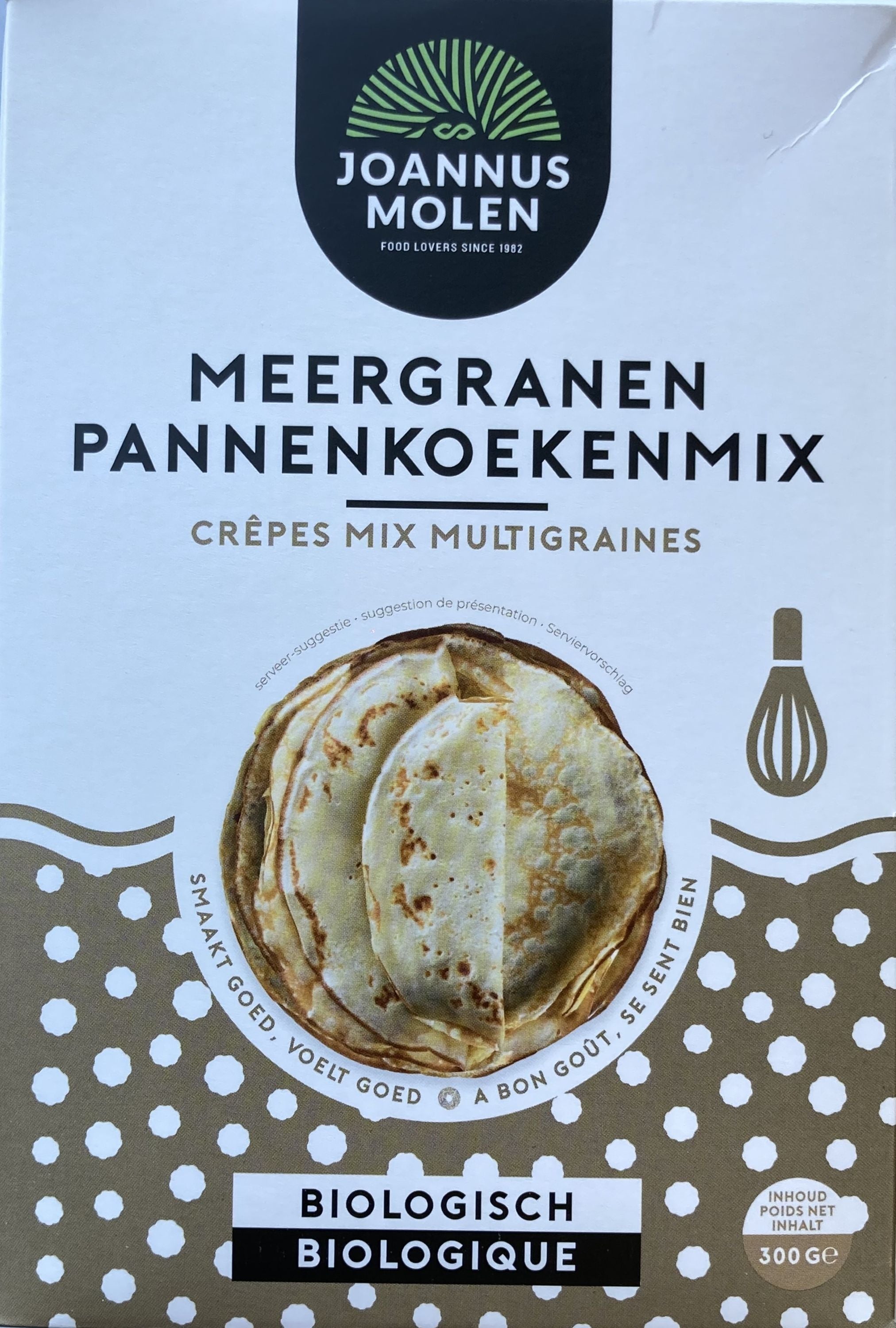 Joannusmolen Pannenkoekmix meergranen bio 300 Gram