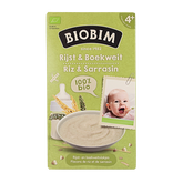 Biobim Baby rijst & boekweit 4 maanden bio 200 Gram