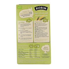 Biobim Baby rijst & boekweit 4 maanden bio 200 Gram