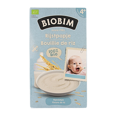 Biobim Baby rijstpapje 4 maanden bio 200 Gram