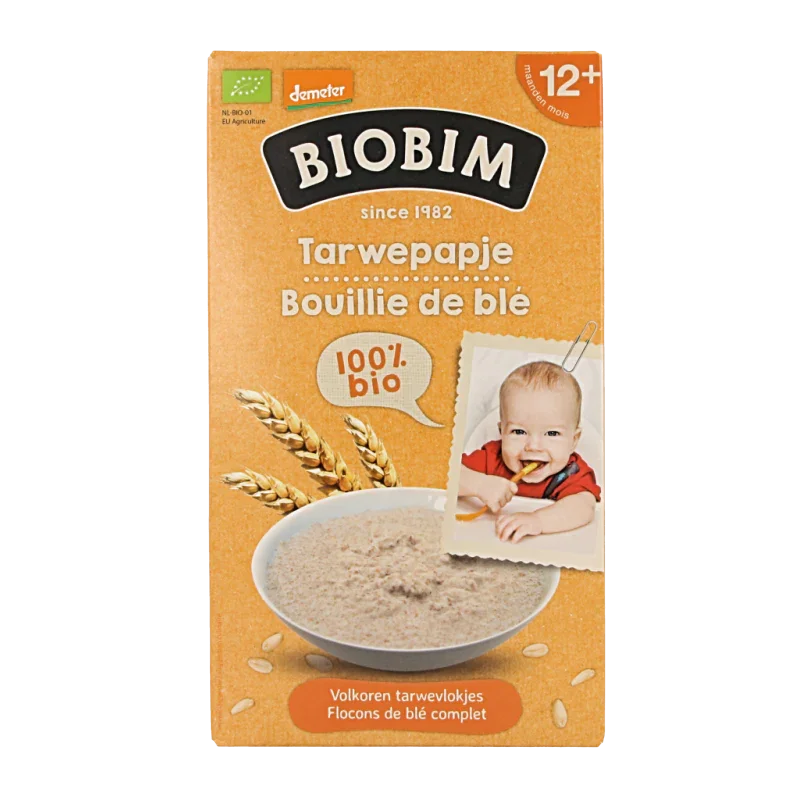 Biobim Tarwepapje 12 maanden bio 250 Gram