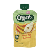 Organix Knijpfruit mango, peer & granola 6+ mnd bio 100 Gram