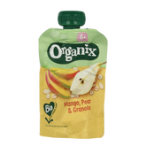 Organix Knijpfruit mango, peer & granola 6+ mnd bio 100 Gram